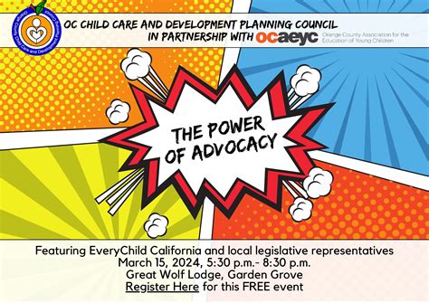 Early childhood educators invited to The Power of Advocacy event on