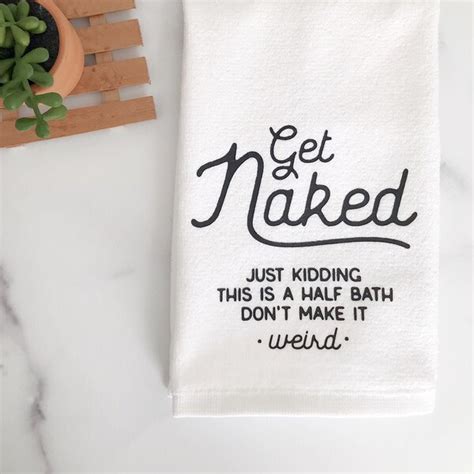 Get Naked Towels Etsy