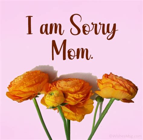 Apology Messages And Quotes For Mom I Am Sorry Mom Text Wishes