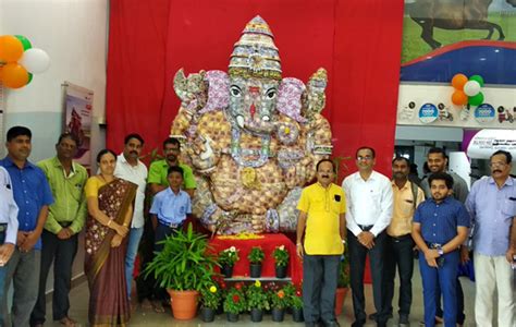 Mangalore Today Latest Main News Of Mangalore Udupi Page Ganesha Idol Made With Imitation
