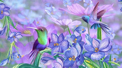 Exquisite Hummingbirds Firefox Theme Purple Hummingbirds Summer