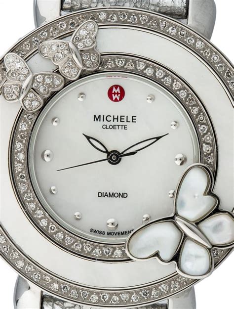 Michele Cloette Butterfly Limited Edition Watch Mie20046 The Realreal