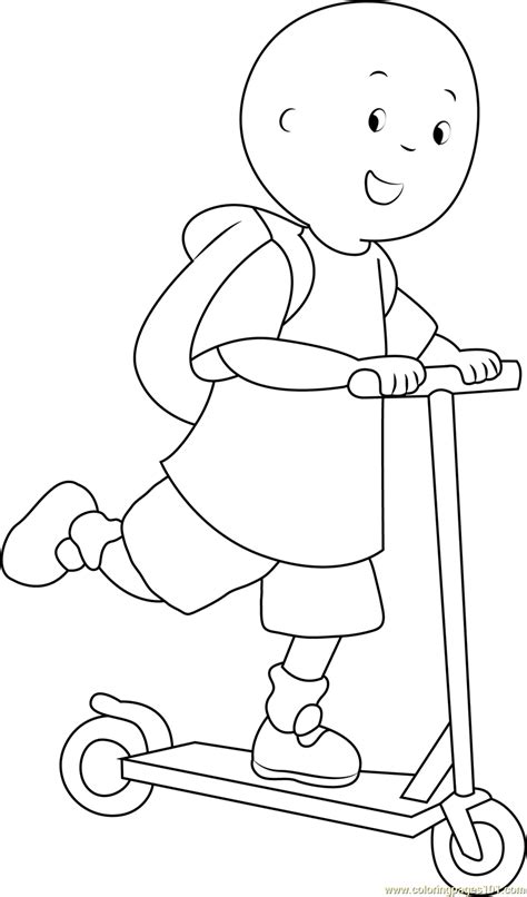 Caillou Printable Coloring Pages Home Design Ideas