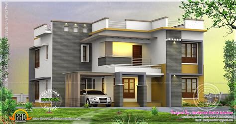 4 Bedroom 2500 Sqft House Rendering Kerala Home Design And Floor