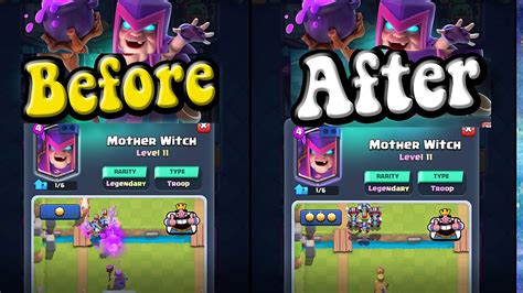 Mother Witch New Star Levels Clash Royale Youtube