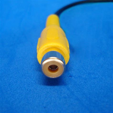 4 Pin Male Connector Radio Back Up Reverse Camera Rca Input Plug Kabel