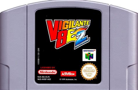 Vigilante 8 2nd Offense 1999 Nintendo 64 Box Cover Art Mobygames