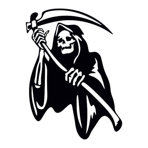 Grim Reaper Cuttable Design Png Dxf Svg And Eps File For Etsy Grim