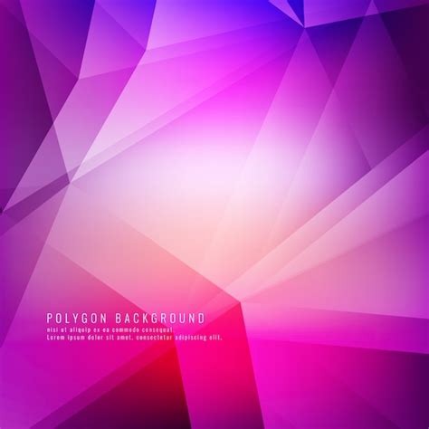 Free Vector Abstract Purple Polygonal Background