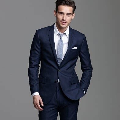 Linen suits are a good look and an even better feel. There's something about a good navy suit... Navy suit with ...