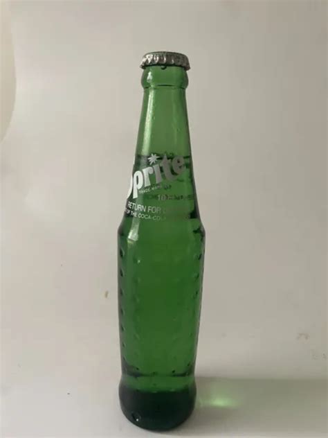 Vintage Full Oz Acl Sprite Soda Bottle By Coca Cola Lincoln Memorial Park Picclick