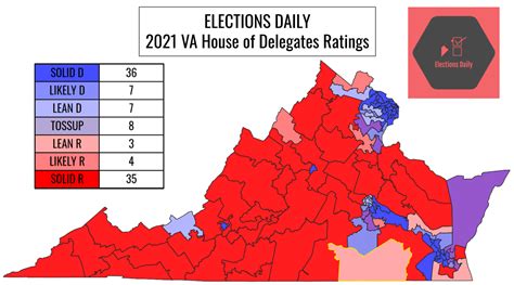Elections Dailys Inaugural Virginia 2021 Ratings Elections Daily