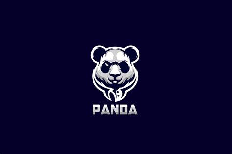 Panda Vector Logo Design Illustratio Masterbundles