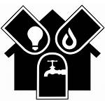 Gas Clipart Water Electric Electricity Icons Utilities
