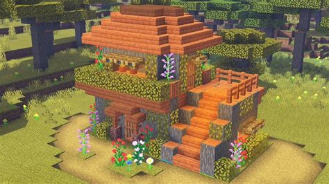 Minecraft How To Build A Savanna House Youtube