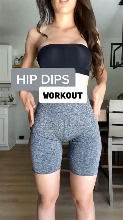 How To Get Rid Of Hip Dips With Exercise At Home Pinterest