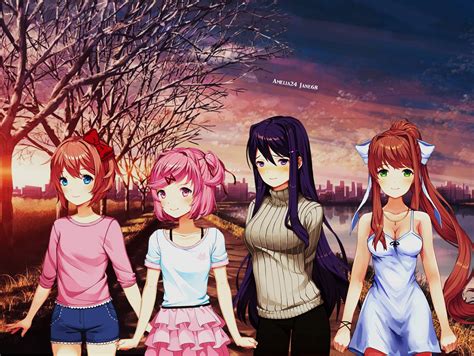 Ddlc Wallpapers Top Free Ddlc Backgrounds Wallpaperaccess