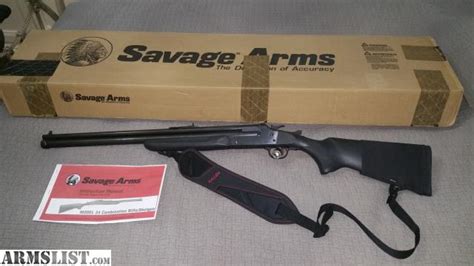 Armslist For Sale Savage 24f 12 Ga Shotgun17 Hmr Over And Under