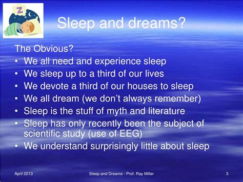 Ppt Sleep And Dreams Powerpoint Presentation Free Download Id2287246