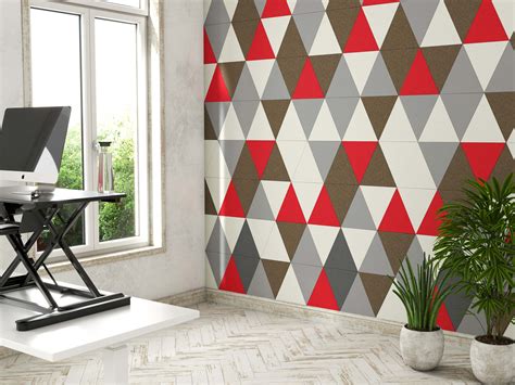 Acoustic Felt 60 Degree Wall Tiles