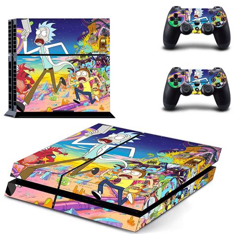 Mad Max Rick And Morty Decal For Ps4 Playstation 4 Console And 2