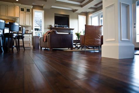 Engineered wood floors will not contract or expand with the season like solid hardwood floors and can be installed on any level of your home, including below grade. BuildDirect®: Vanier Engineered Hardwood - New ...