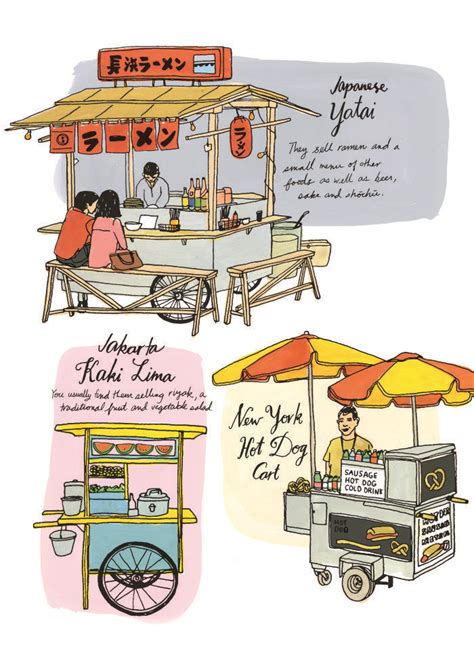 This Is What Street Food Looks Like Around The World Illustrated