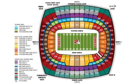 GEHA Field At Arrowhead Stadium Seating Chart Kansas City Chiefs Stadium SeatGraph