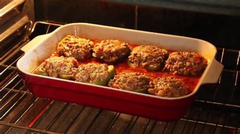 Food Wishes Recipes Beef And Rice Stuffed Peppers Recipe Stuffed