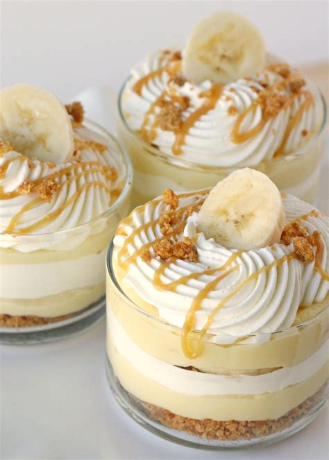 Banana Caramel Cream Dessert Glorious Treats