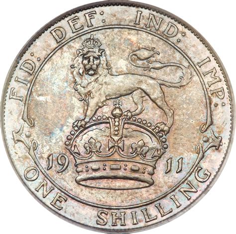 British 1 Shilling 1911 1919 George V Foreign Currency