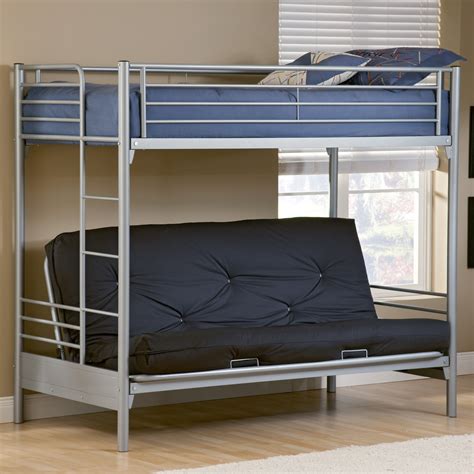 Generally, thinner mattresses (no more than 7 inches). Universal Twin over Futon Bunk Bed - Walmart.com - Walmart.com