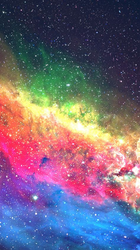 Download 1080x1920 Wallpaper Colorful Galaxy Space Digital Art Samsung Galaxy S4 S5 Note