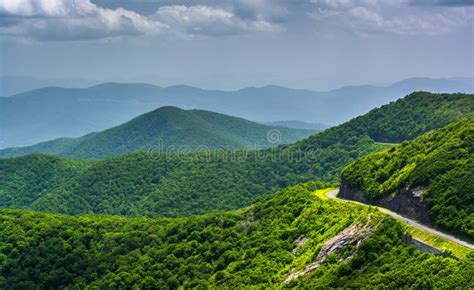 View Of The Ridge And Valley Appalachians From Big Schloss West