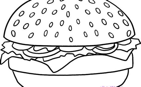Burger Coloring Pages At GetColorings Free Printable Colorings