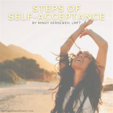 Steps Of Self Acceptance — Gather And Grow Oc