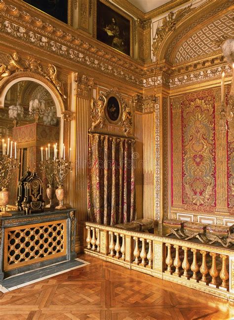 King Louis Xiv Bedroom At Versailles Palace France Editorial