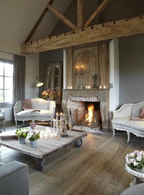 12 revêtements de sol pour un intérieur campagne chic ! La poutre en bois dans 50 photos magnifiques! | Decoration ...