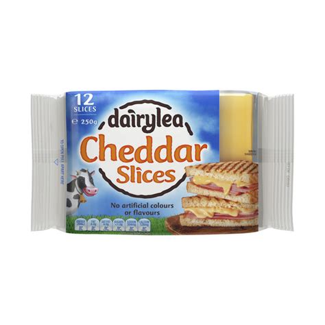 Buy Dairylea Cheddar Cheese Slices 12 Pack 250g Coles