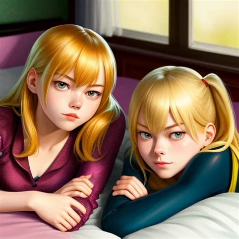 Pixel Wallpaper 4k Mary Jane And Gwen Stacy Laying In Bed Next To