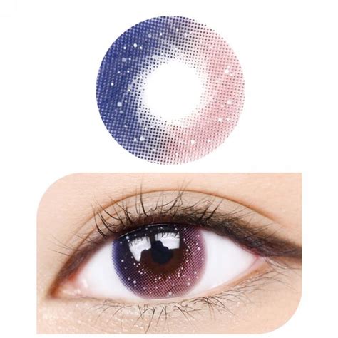 Amazing Colored Contact Lense Stars Milky Way Pink Lentes De Contacto