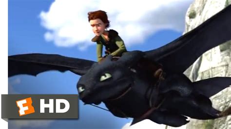 Jonathan groff, jon pollack stars: How to Train Your Dragon - Flying Toothless Scene ...
