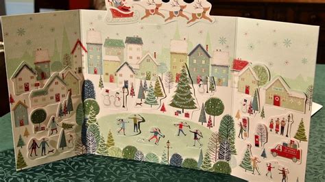 Winter Village Advent Calendar By Flamingo Paperie Youtube
