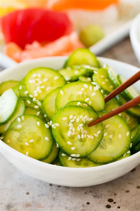 Japanese Cucumber Salad Sunomono Dinner At The Zoo