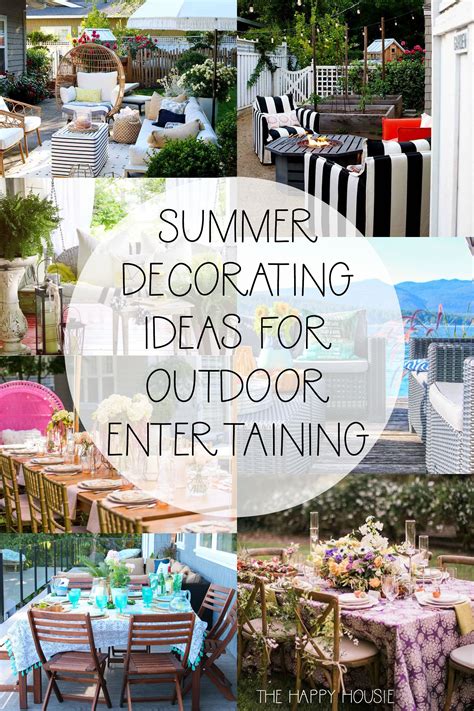Find everything in our guide here. Summer Decorating Ideas for Outdoor Entertaining | Outdoor ...