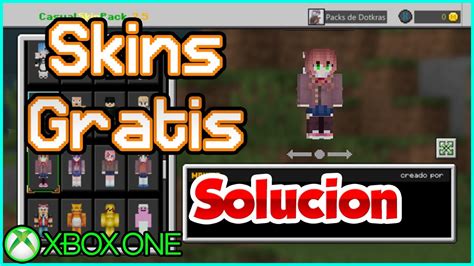 Skins Packs Gratis Para Minecraft Bedrock Solución Xbox Oneseries X