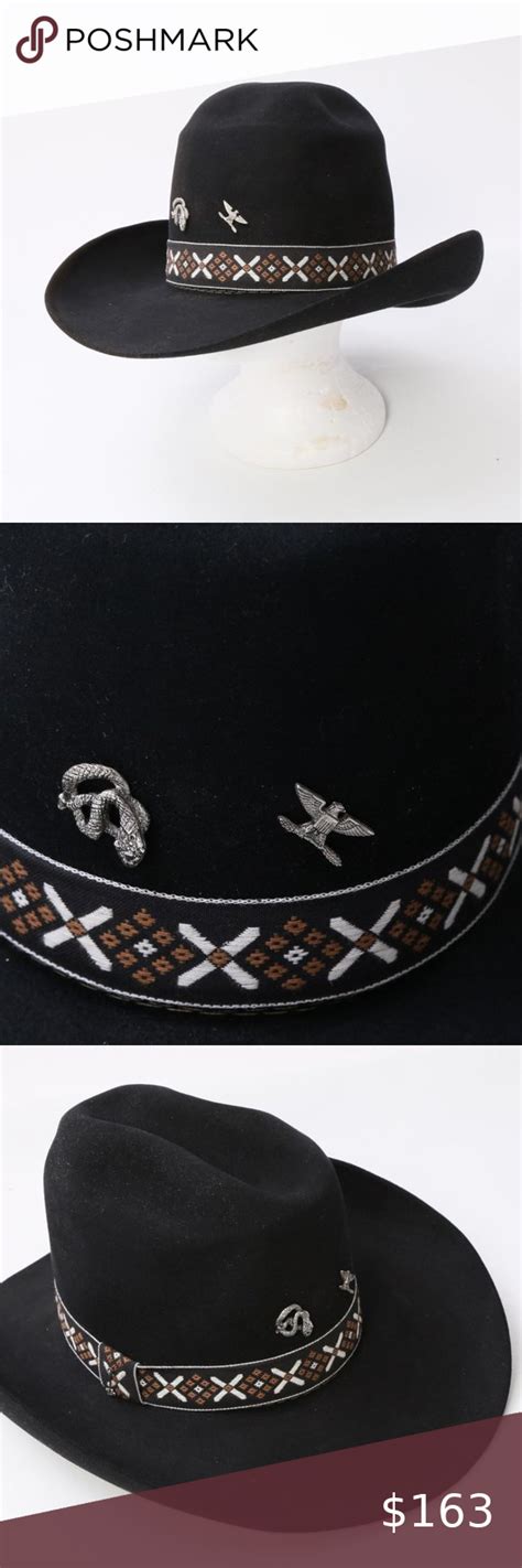 John B Stetson Black 3x Beaver Cowboy Hat Cowboy Hats Stetson How