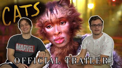 Cats Official Trailer REACTION YouTube
