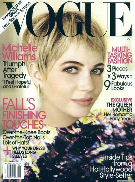 Vogue Us October 2009 Michelle Williams Michelle Williams Vogue Magazine Vogue Magazine Covers