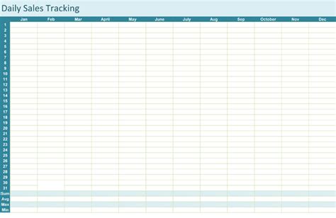 Sales Tracking Template 5 Printable Spreadsheets